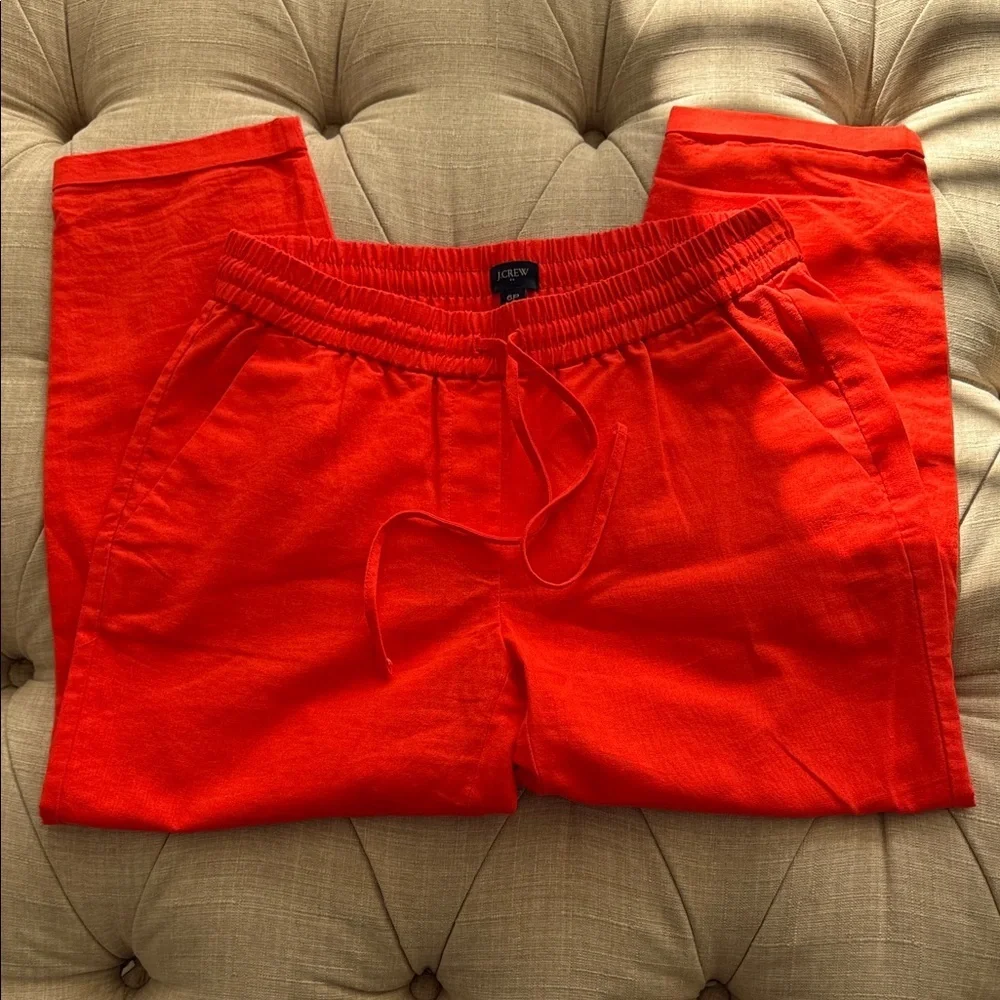 J. Crew Bright Orange Pants